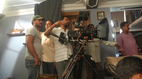 The Lal Odhani technical team in action